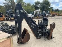 Bradco 611 Skid Steer Backhoe Attachment