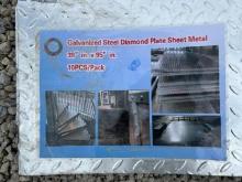 39"x95" Galvanized Steel Diamond Plate Sheet Metal