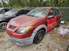 2003 Pontiac Vibe Tow# 12773