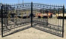 20' Wrought Iron Bi-Parting Gate