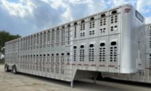 2018 Wilson 53' Spread Axle Livestock Trailer