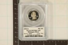 2004-S SILVER MICHIGAN QUARTER PCGS PR70 DCAM