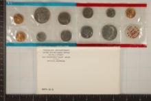 1971 US MINT SET (UNC) P/D/S (WITH ENVELOPE)