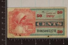 SERIES 661 US 50 CENT MILITARY PAYMENT CERTIFICATE