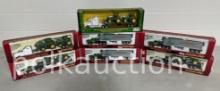 (7) JOHN DEERE SEMIS w/ TRACTORS