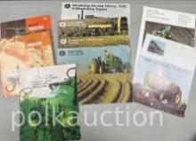 (9) JOHN DEERE TRACTORS SALES BROCHURES