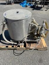 CIP Vessel & Pump Skid