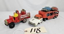 Cragstan World Wide Automobile Carrier with 2 Cars