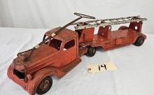 Buddy L Fire Truck with Extension Ladder