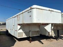 2008 W-W TRAILER MFG. 20’ T/A ENCLOSED GOOSENECK TRAILER