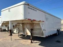 2005 CM TRAILER 20’ T/A ENCLOSED GOOSENECK TRAILER