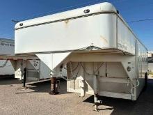 2004 S&H TRAILER MFG 20’ T/A ENCLOSED GOOSENECK TRAILER