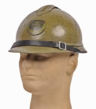 Scarce French Army Zouave WWI era M1915 Adrian Helmet (RM)