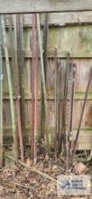 assorted fence posts