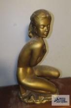 Marwal...vintage sculpture...of woman, number 227