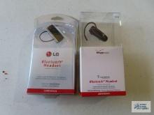 LG bluetooth headset and Verizon headset