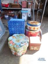 Decorative boxes and tins