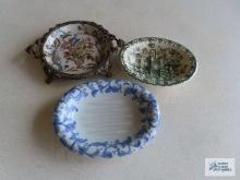 Decorative soap dishes