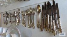 1847 Rogers Brothers silverplate flatware. partial set