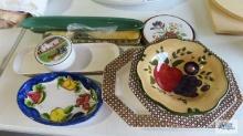 Assorted decorative dishes