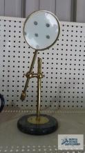 magnifying glass with marble base