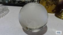 Small globe paperweight