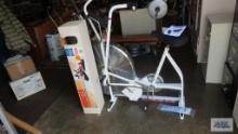 Schwinn Airdyne exercise bike and exercise...mat