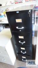 Four drawer filing cabinet