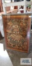 Oriental style framed print