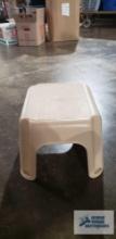 Plastic step stool