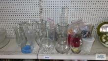 assorted vases and etc