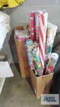 assorted wrapping paper