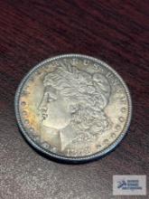 1898 Morgan one dollar coin