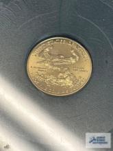 2014 Gold 1/10 oz. five dollar...eagle coin