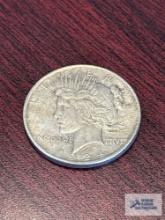 1924 Peace one dollar...coin