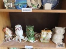 LIGHTED OWL LAMPS