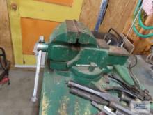 HEAVY DUTY NUMBER FOUR VISE. BRING TOOLS FOR REMOVAL.