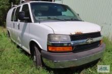 2013 CHEVROLET CARGO VAN, SR#1GCWGFCA1D1134819, 320K MILES