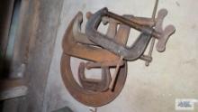 Heavy duty C clamps