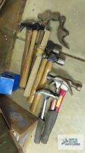 Assorted hammers