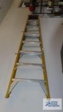 8 ft Fiberglass step ladder made by White