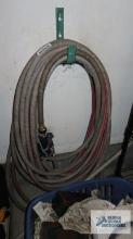 Garden hose with sprayer