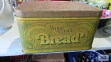 Wheat Heart Brand advertising bread tin