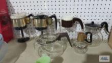 Assorted coffee pots