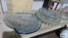 Glass serving trays and etc