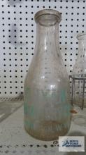 Guyan Creamery Company milk bottle