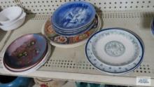 Johnson Brothers game birds platters, Royal Albert naughty nineties plates and etc