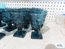 Blue Glass stemware