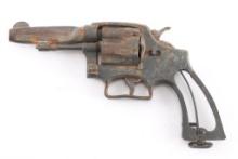 Crushed S&W Victory Revolver