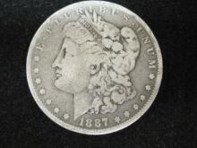 Morgan Silver Dollar- 1887